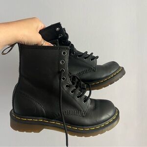Black Dr. Marten boots